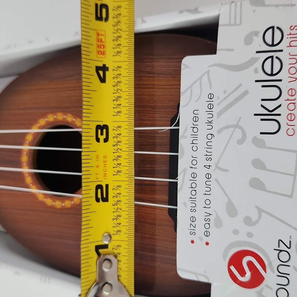 Sondz Ukulele with White 4 Strings Toy New - Picture 4 of 5
